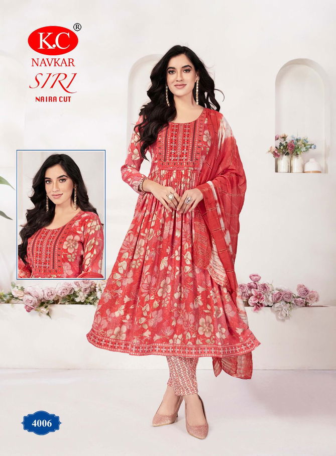 Siri 4 By Kc Rayon Foil Printed Kurti With Bottom Dupatta Wholesale Clothing Suppliers In India
